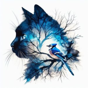 Tableau Chat Double Expo