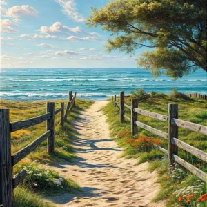 Tableau Sentier de la plage