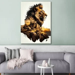 Tableau Lion
