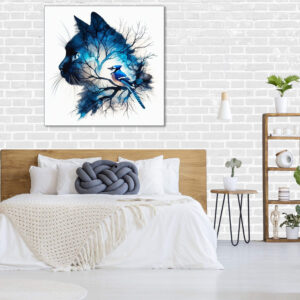 Tableau Chat Double Expo