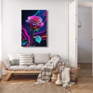 Tableau Rose néon